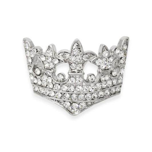 Royal Crown Crystal Brooch