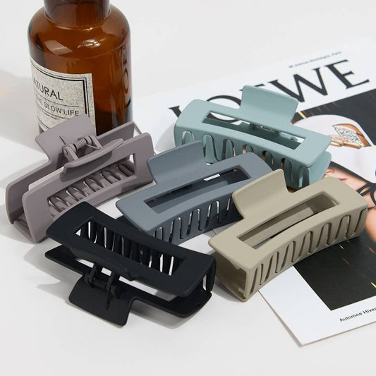 Matte Square Hair Claw Clip