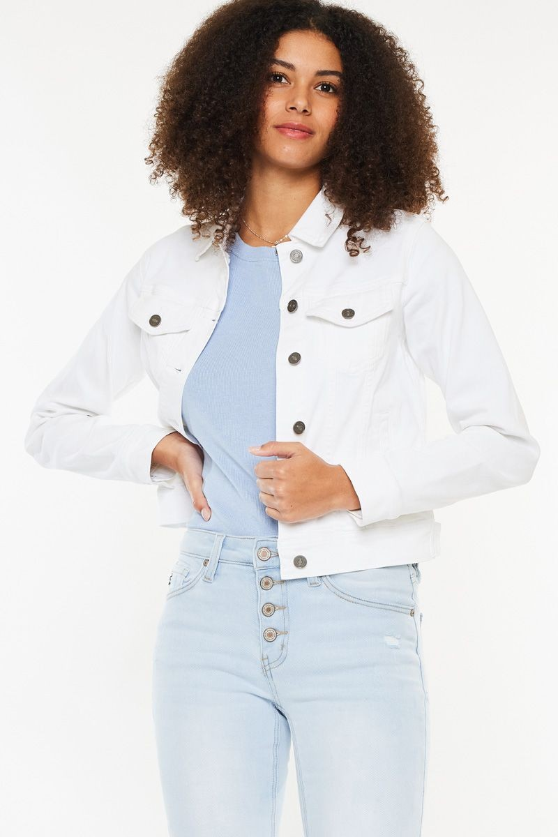 White Denim Jacket