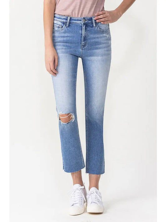 High Rise Slim Straight