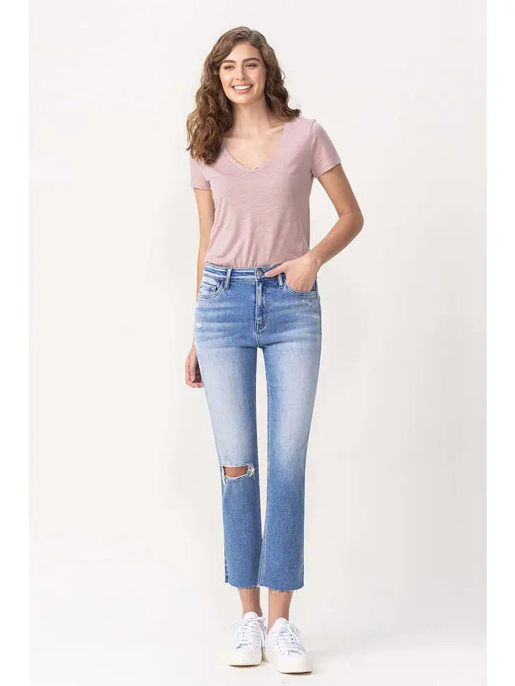 High Rise Slim Straight