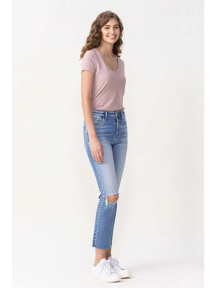 High Rise Slim Straight