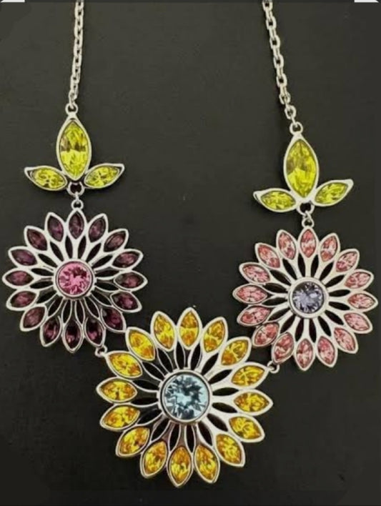 Touchstone Crystal by Swarovski Vibrant Garden Necklace