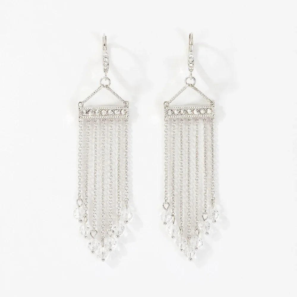 Touchstone Crystal by Swarovski Fringe Benefits Earrings