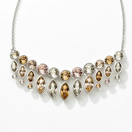 Touchstone Crystal by Swarovski Snad Castle Necklace