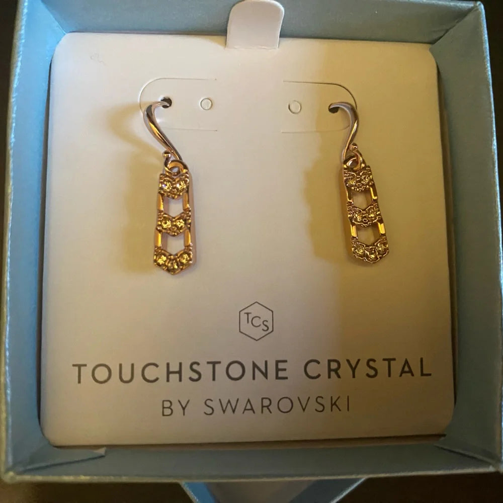 Touchstone Crystal by Swarovski Take Shape Earrings