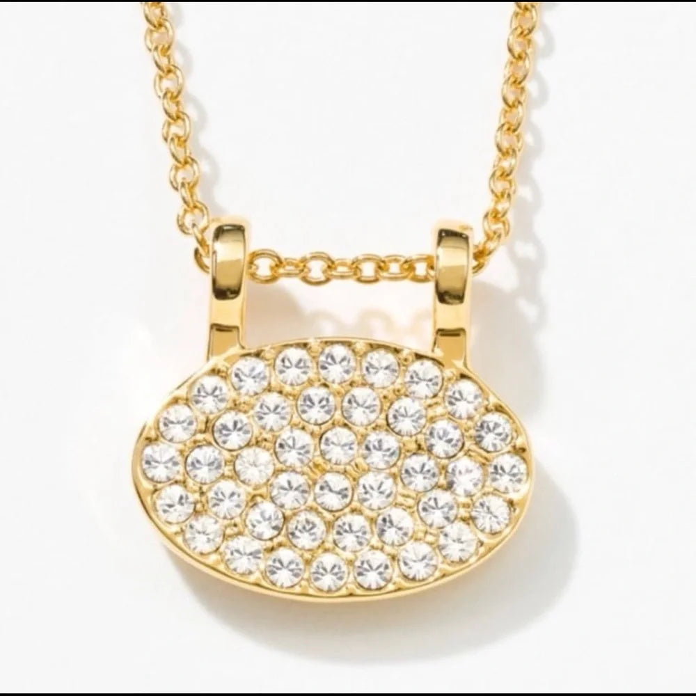 Touchstone Crystal by Swarovski Mini Disc Necklace