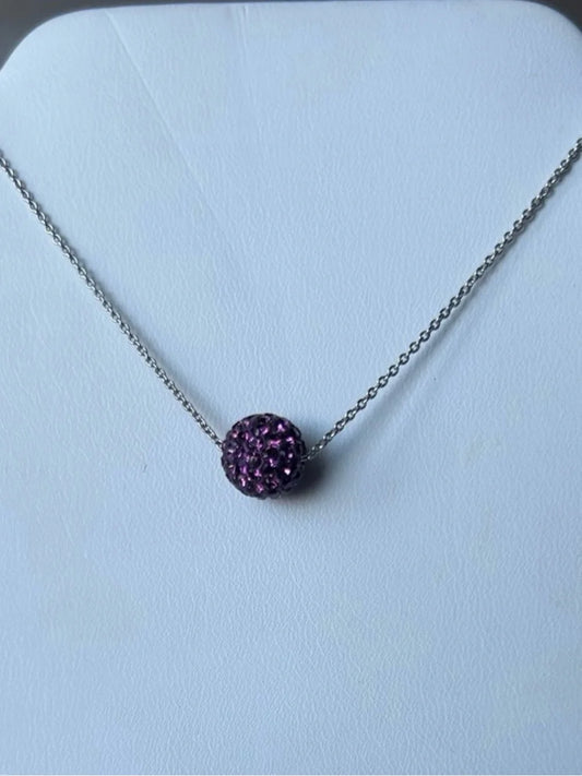 Touchstone Birthstone Pendant- February