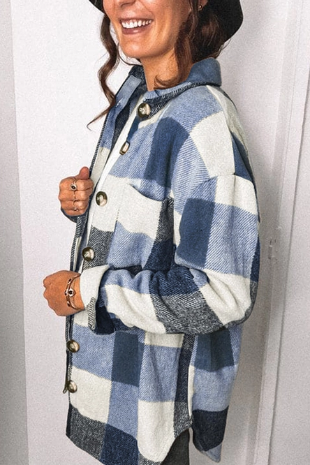 Plaid Flannel Shacket Jacket