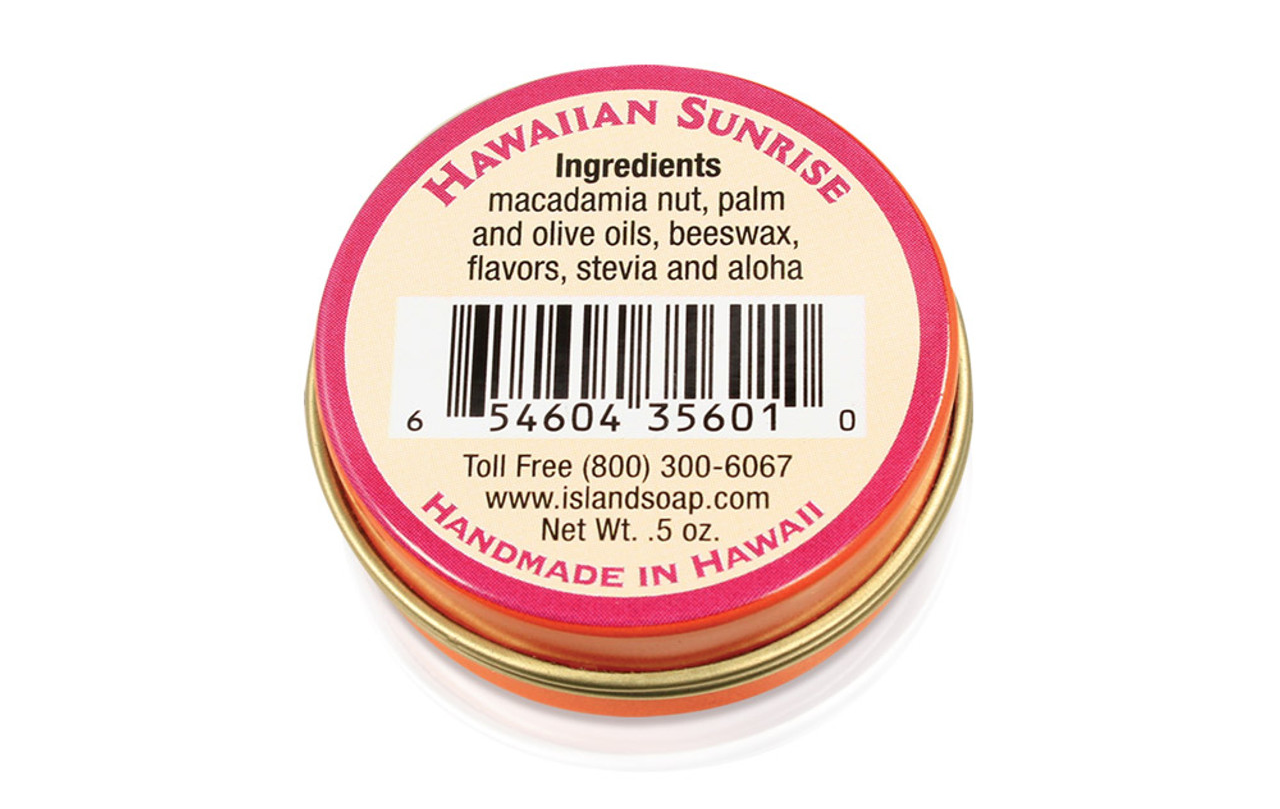 Island Soap Lip Balm Tins