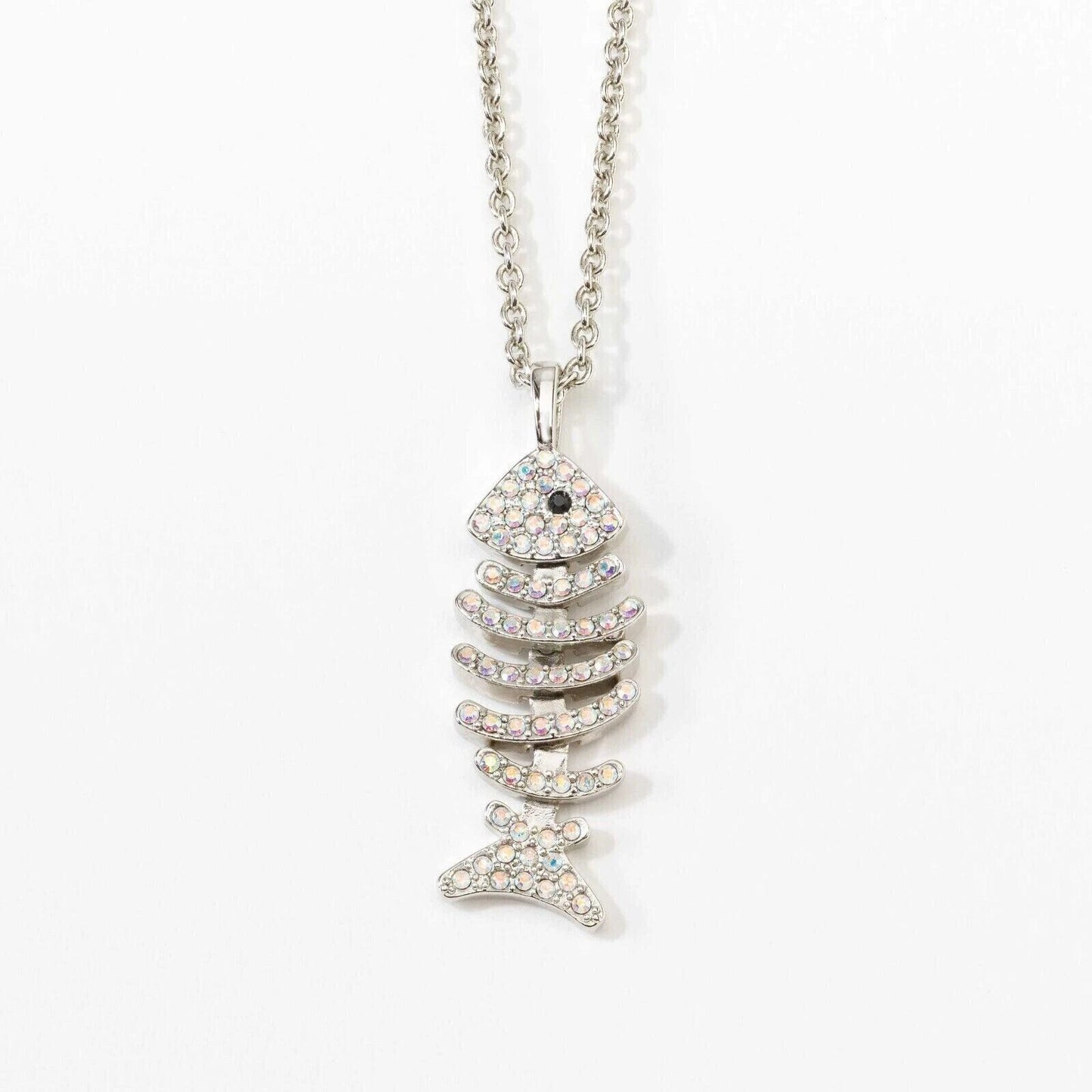 Touchstone Crystal by Swarovski Funky Fish Tail Necklace