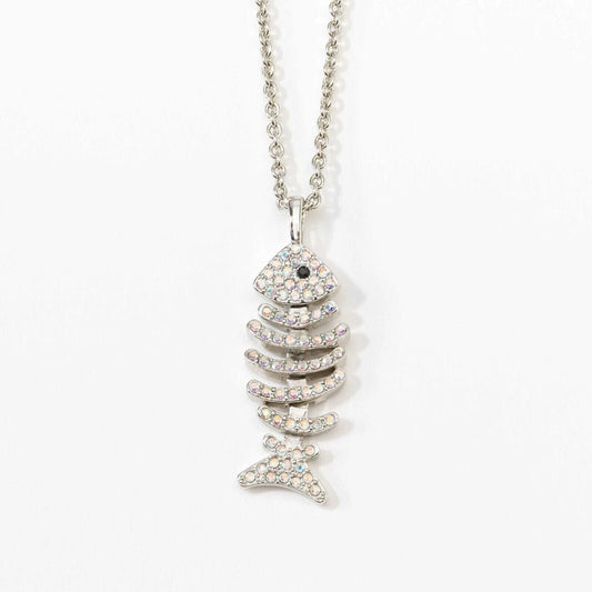 Touchstone Crystal by Swarovski Funky Fish Tail Necklace