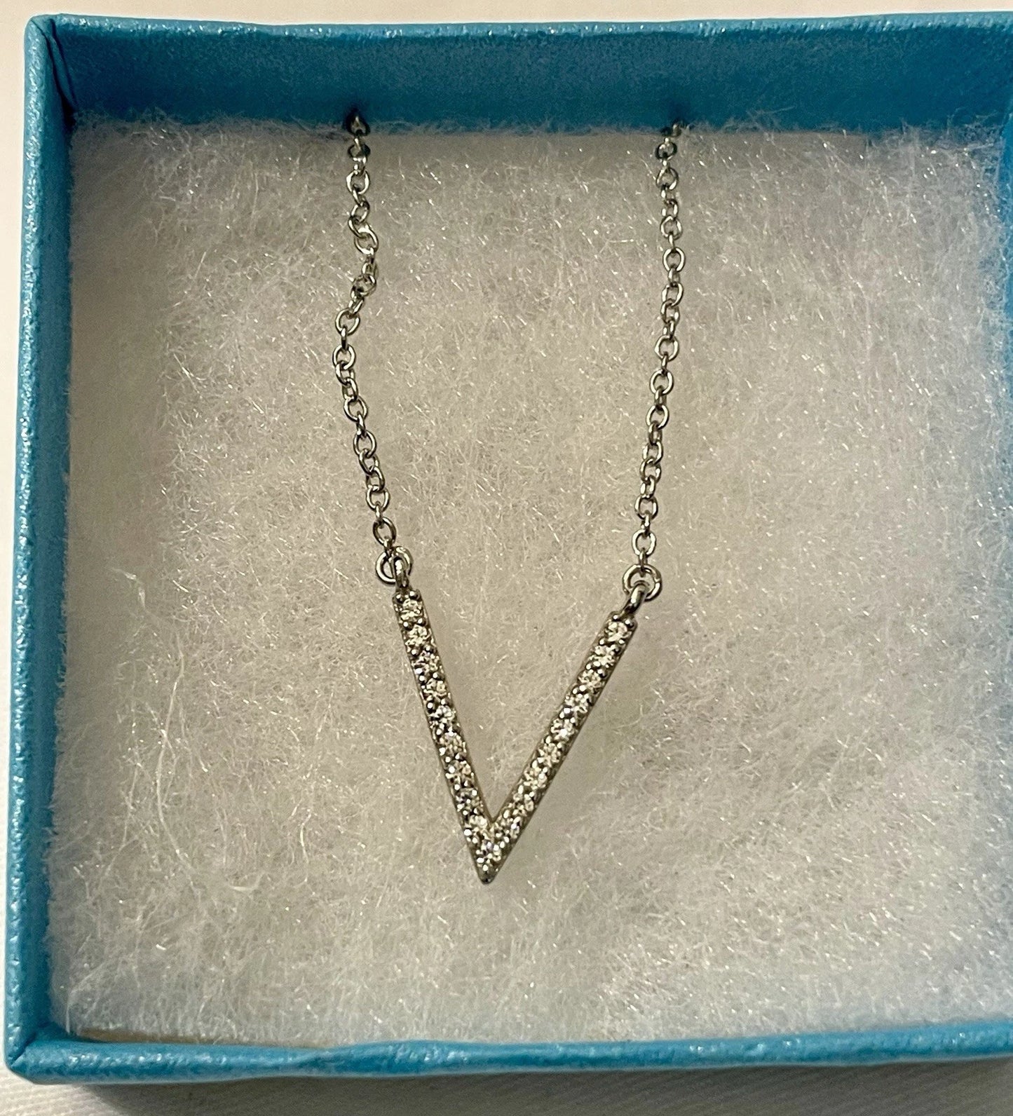Touchstone Tiny V Necklace