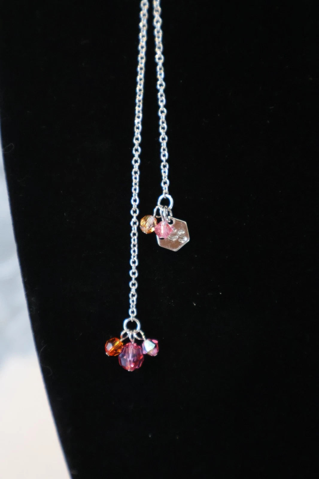 Touchstone Crystal by Swarovski Summer Delite Pendant – Peachy