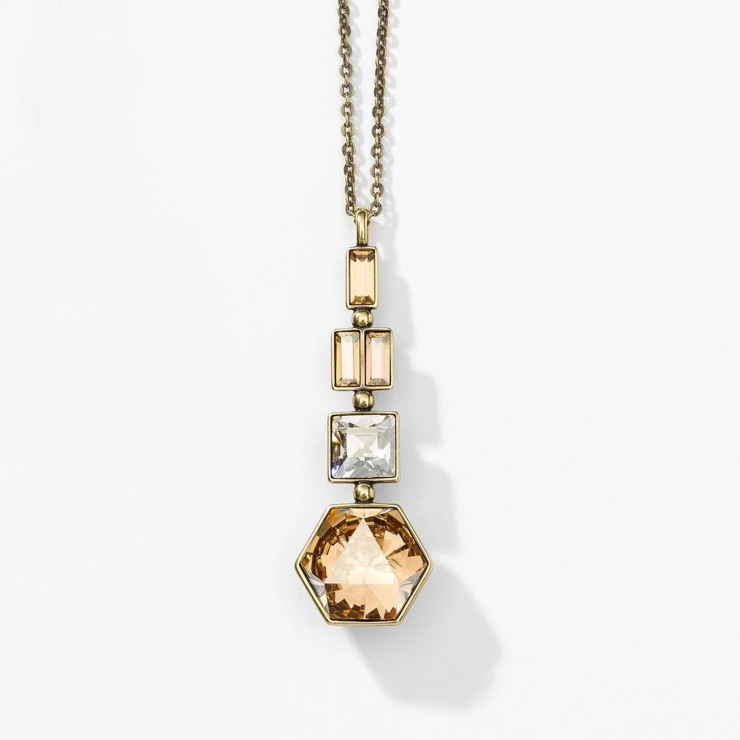 Touchstone Crystal by Swarovski Offset Necklace