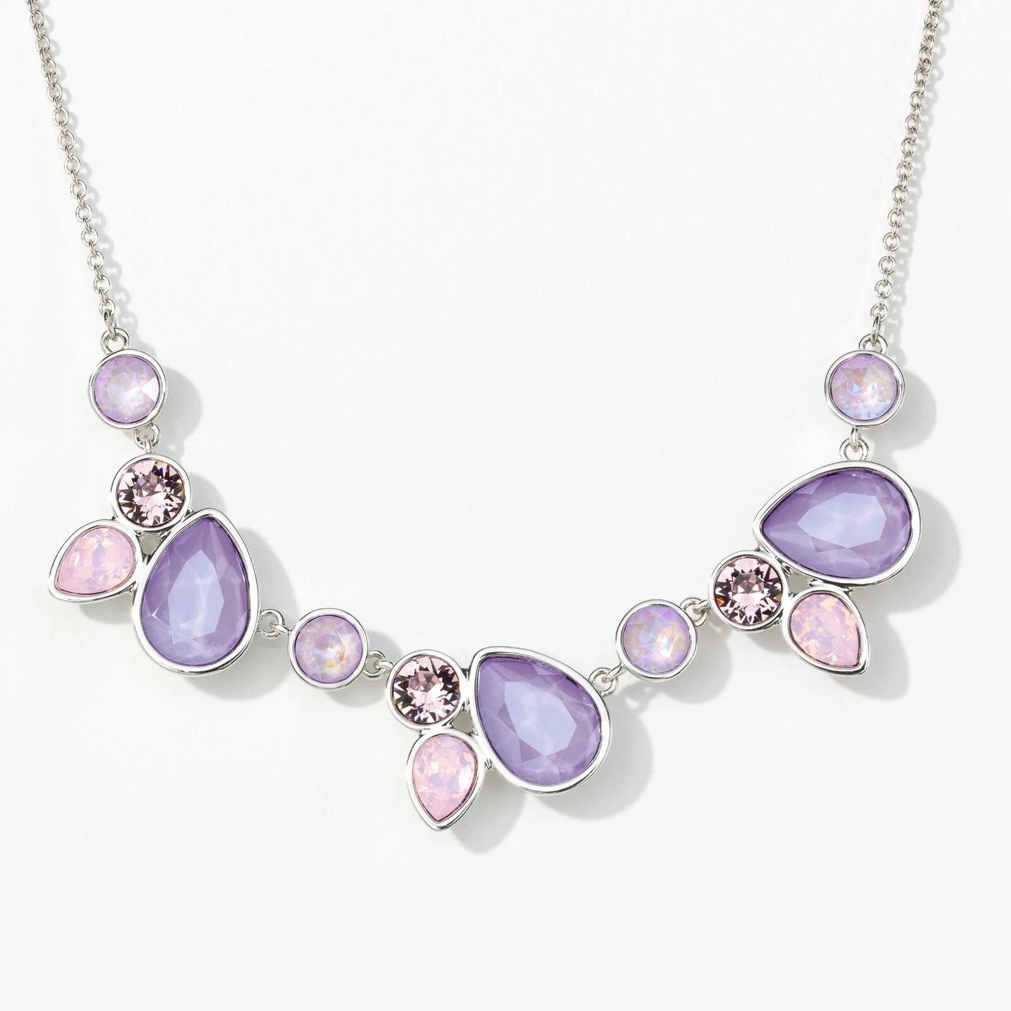 Touchstone Crystal by Swarovski Secret Romance Necklace, Lilac