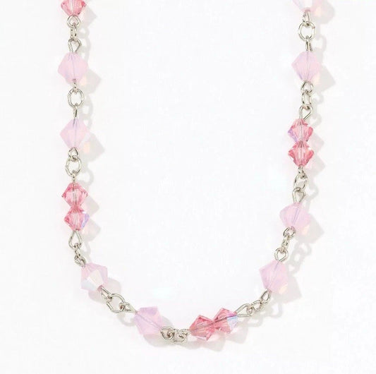 Touchstone Crystal by Swarovski Great Minds Necklace Pink