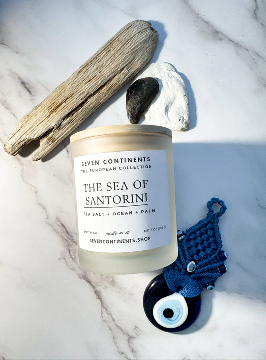 Seven Continents The Sea of Santorini Soy Candle