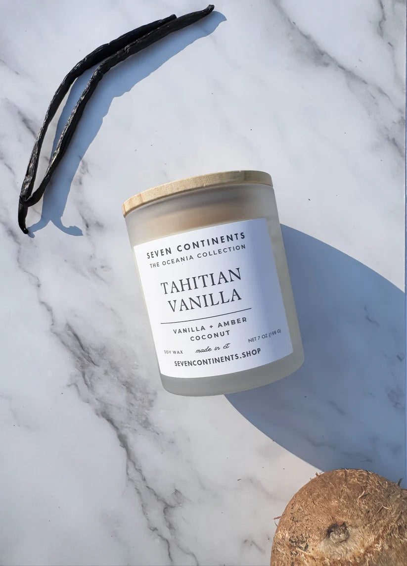 Seven Continents Tahitian Vanilla - Soy Candle