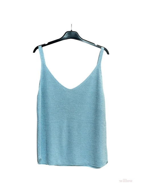 Lurex Knit Tank Top