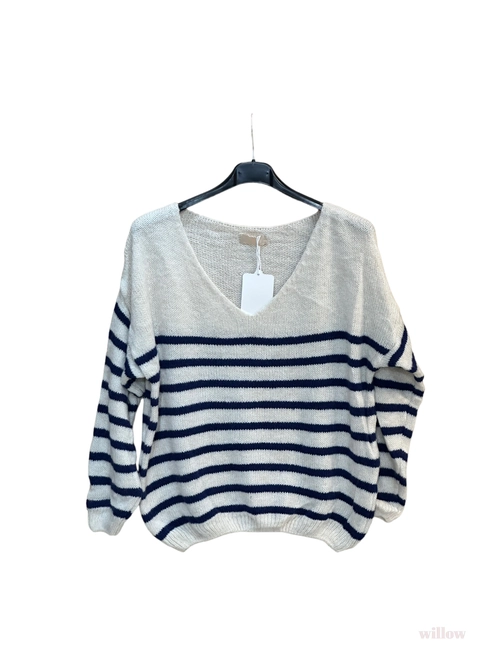 Sailor Sweater with A Tight Base