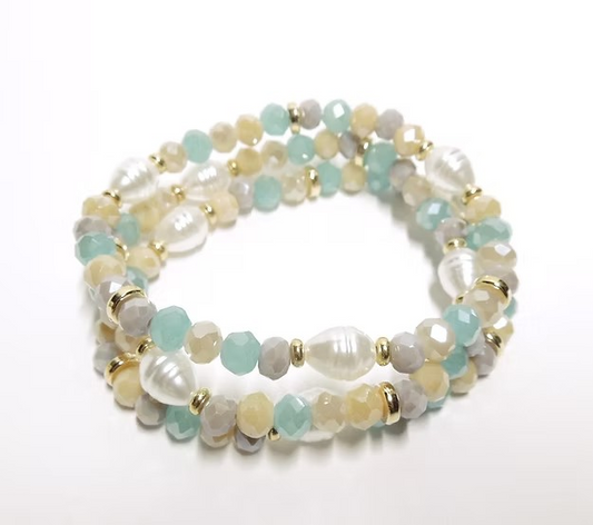Gold White Pearl