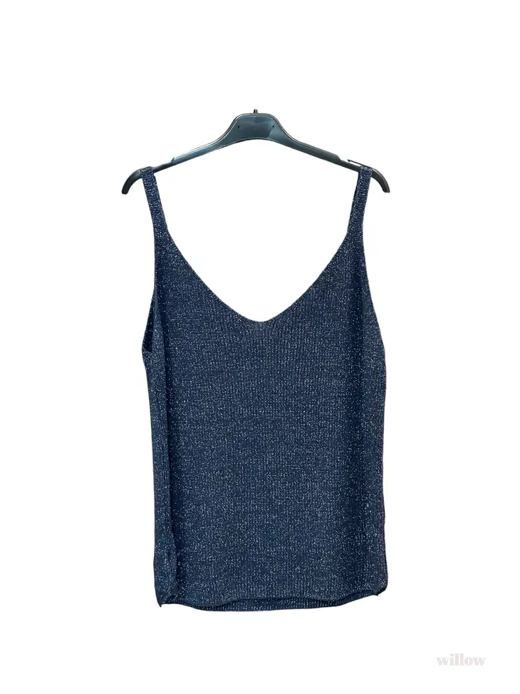 Lurex Knit Tank Top