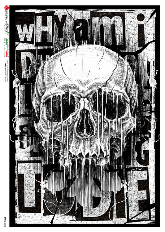 Paper Designs Skull 0016