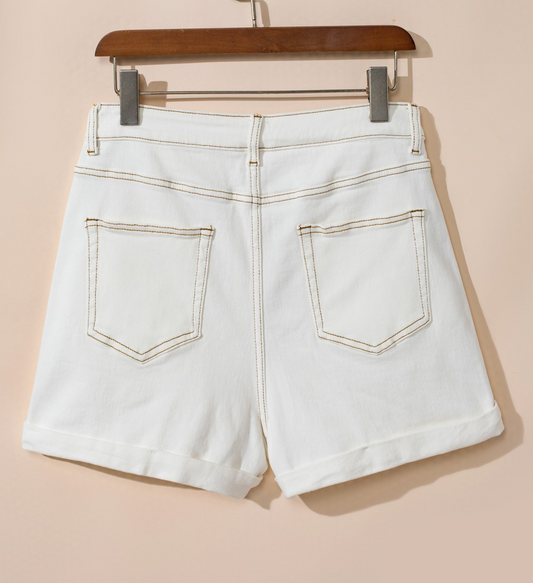 Asymmetric Waist Denim